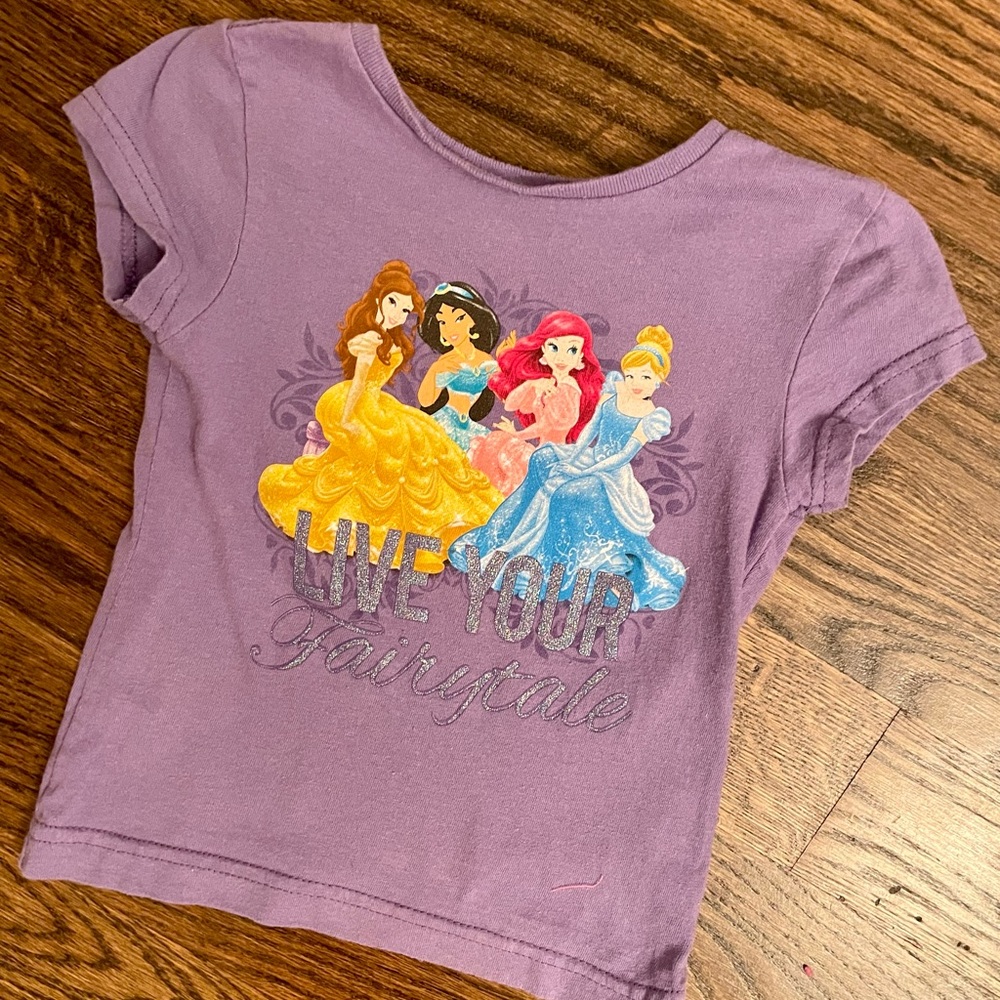 Disney Purple Princess Short Sleeve Tee